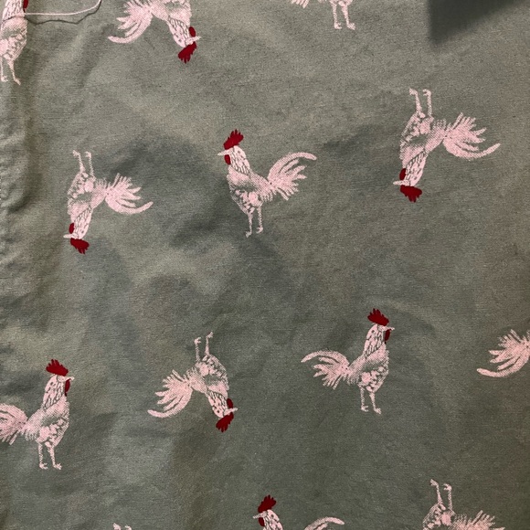 Men’s Large True Craft short sleeve “No tuck” button down, green, NWT - Picture 5 of 5